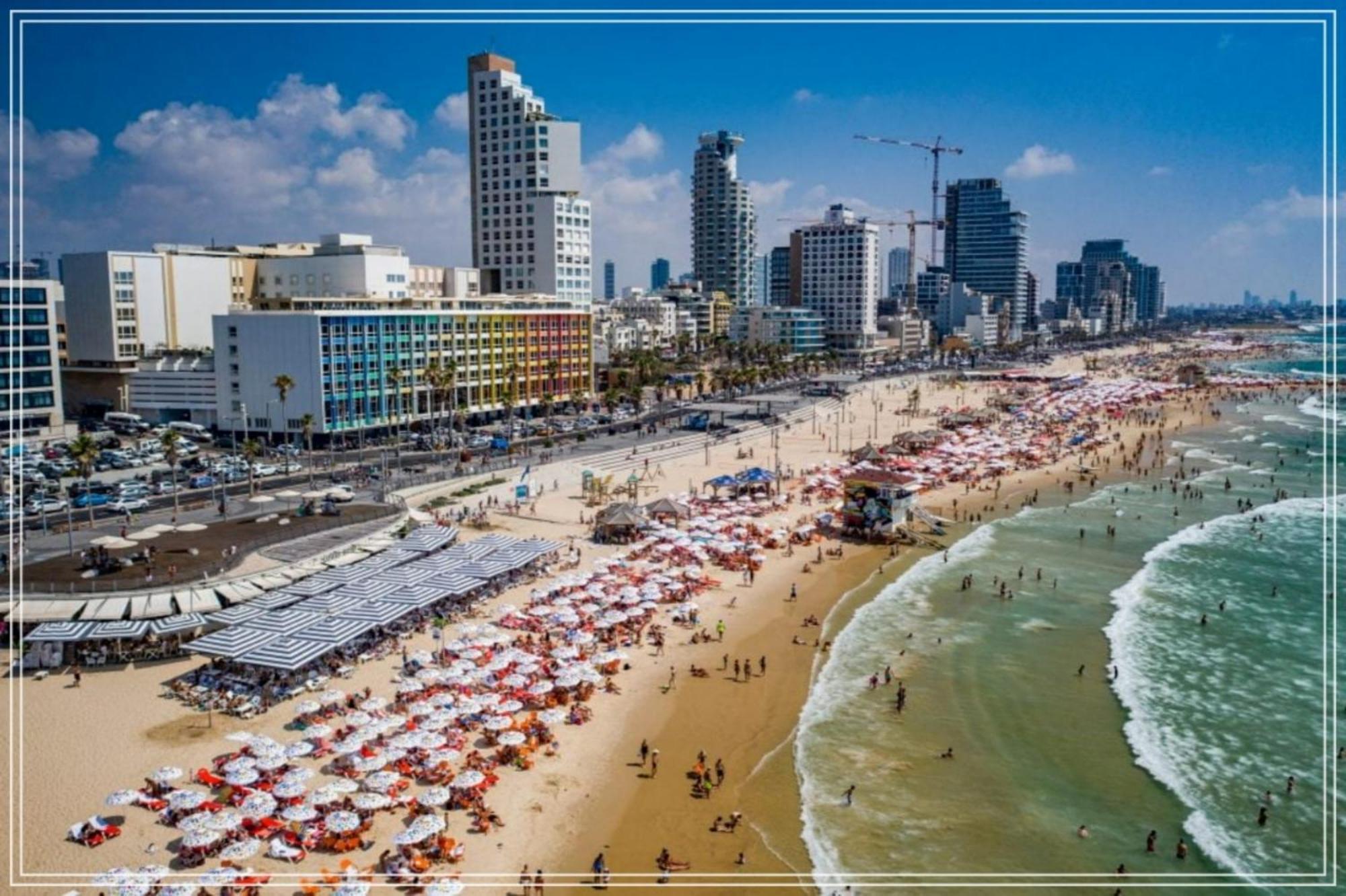 Bugrashov Beach 88 Hotel And Spa Тел Авив Екстериор снимка
